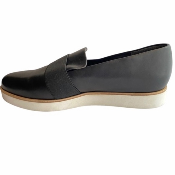 Via Spiga Shoes - Via Spiga Black Leather Platform Loafer Right Shoe (one shoe) Size 7